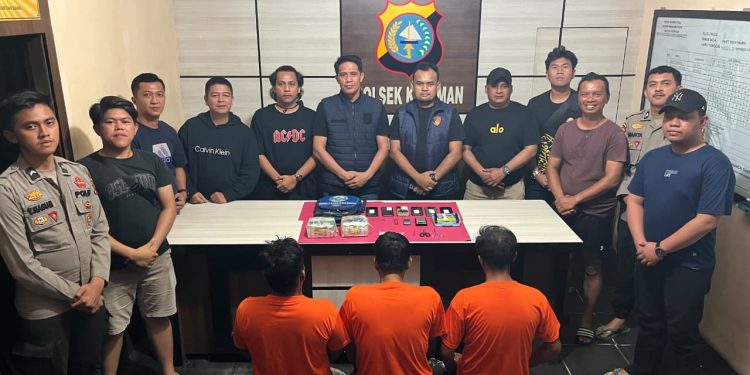 Pelaku narkoba yang diamankan Tim Gabungan (foto: istimewa)