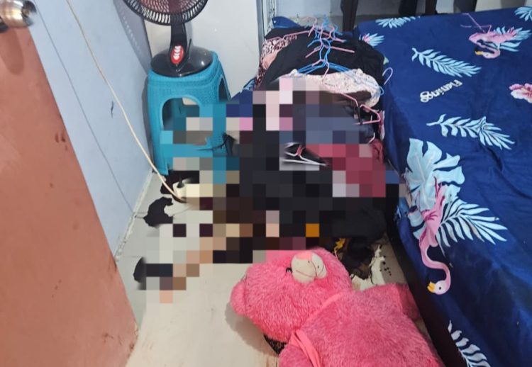 Korban ditemukan dalam keadaan sudah tidak bernyawa (foto:Polsek Sei Beduk)